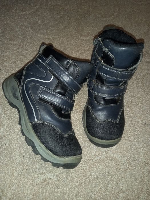 Чобітки теплі розмір 30 на хлопчика, устілка 18,5 см