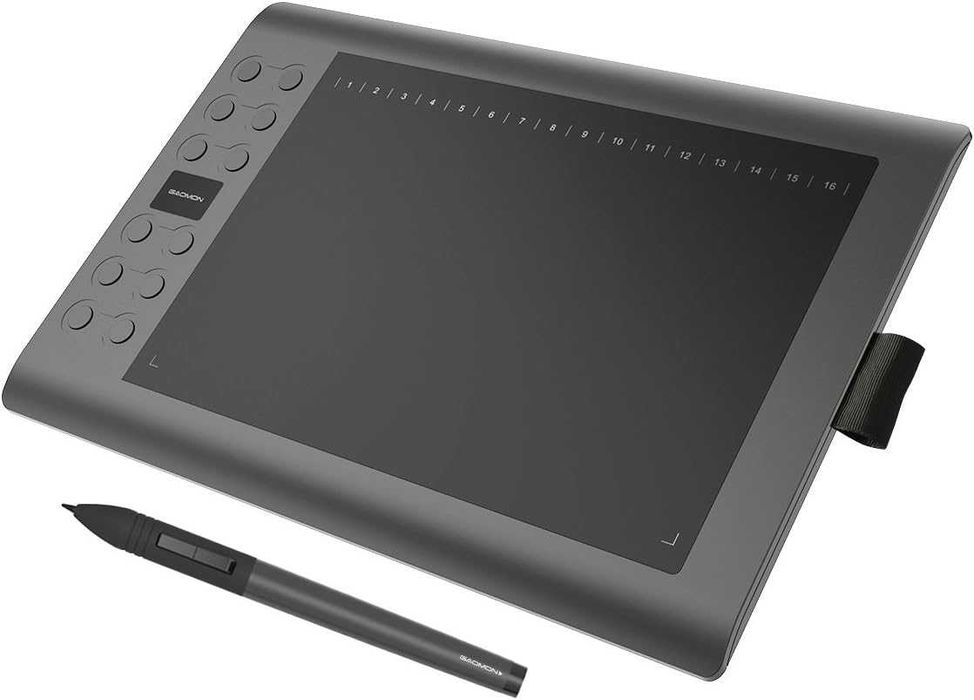 Profesjonalny Tablet Graficzny z Przyciskami i Bezprzewodowym Rysikiem