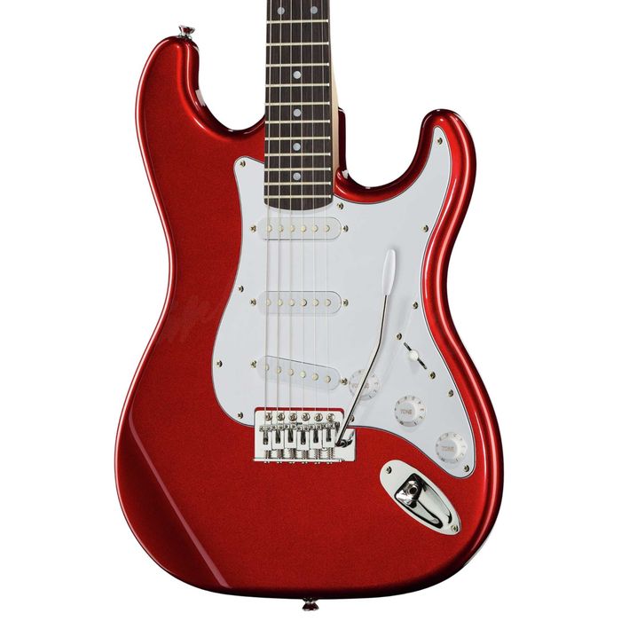 Gitara elektryczna Harley Benton Strat ST-20 CA czerwona + kabel