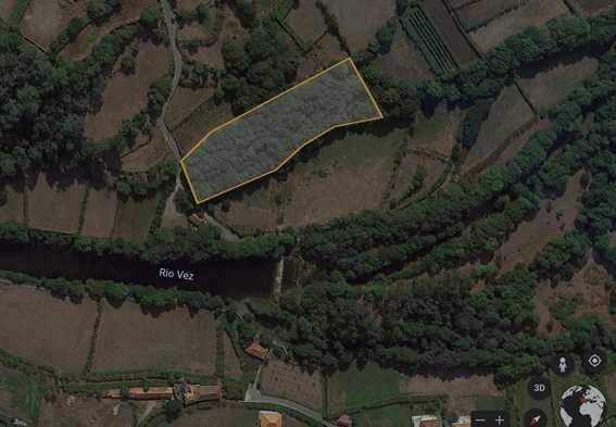 Terreno rústico junto à ecovia do Vez 4.000 m2