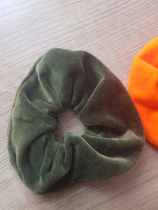 Gumki do włosów owijka welurowa duże 2 sztuki