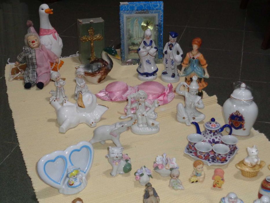 Objetos decoração antigos