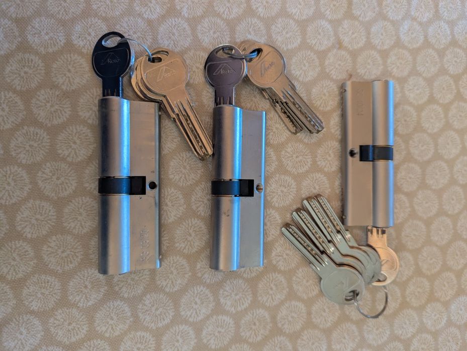 Canhão cilindros de segurança 45x45