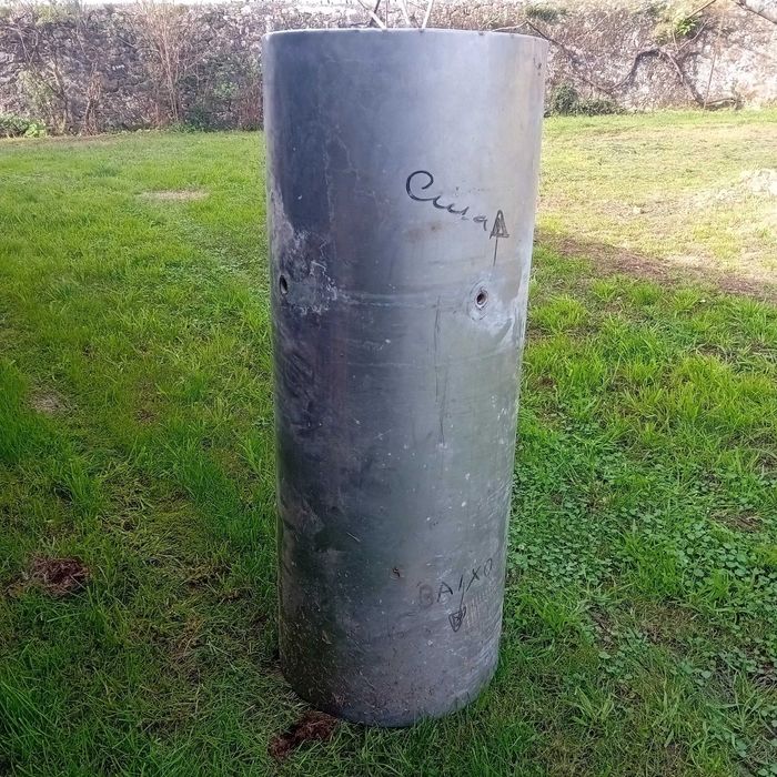 Vendo Acumulador aço inox usado 100l