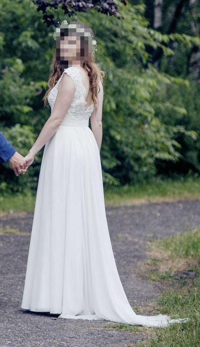 Suknia Ślubna AmyLove Boho r. M 38
