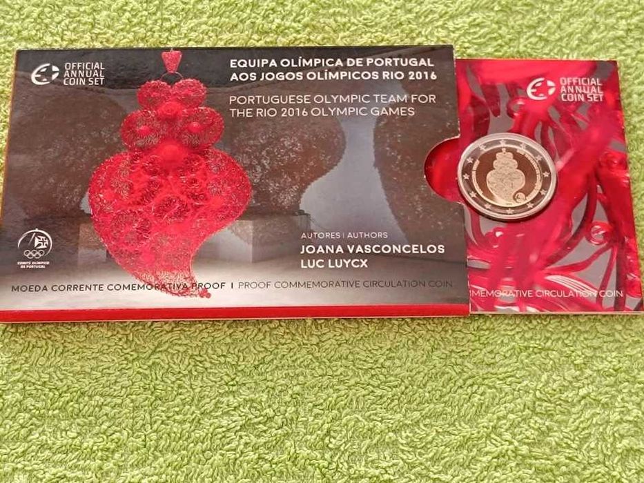 Proof 2€ Jogos Olímpicos do Rio 2016  2€ Proof Universidade de Coimbra
