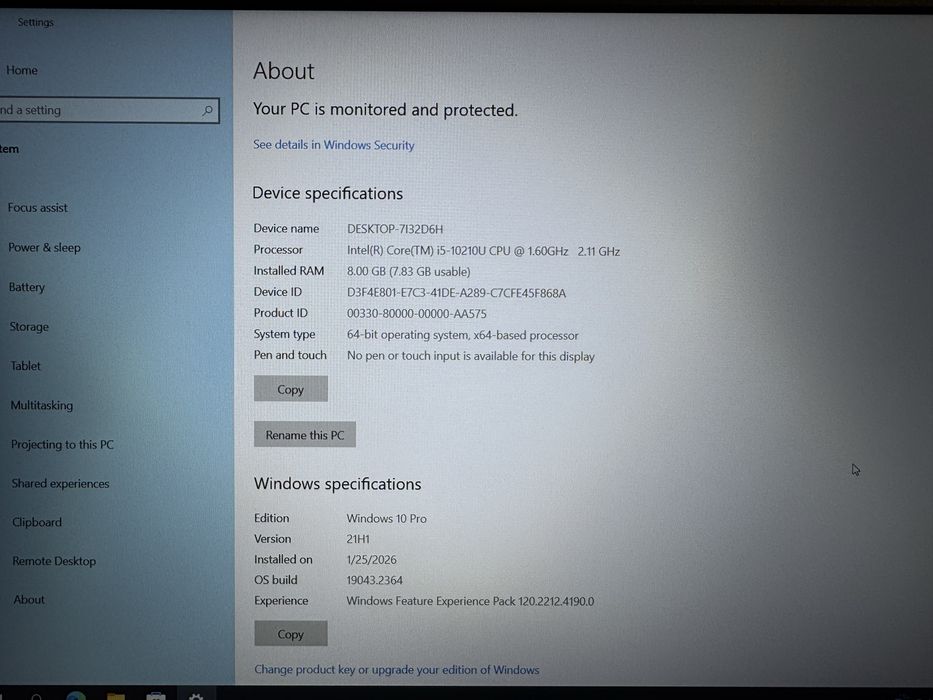 Ноутбук Redmibook 14 core i5 8/512 GB SSD DDR4