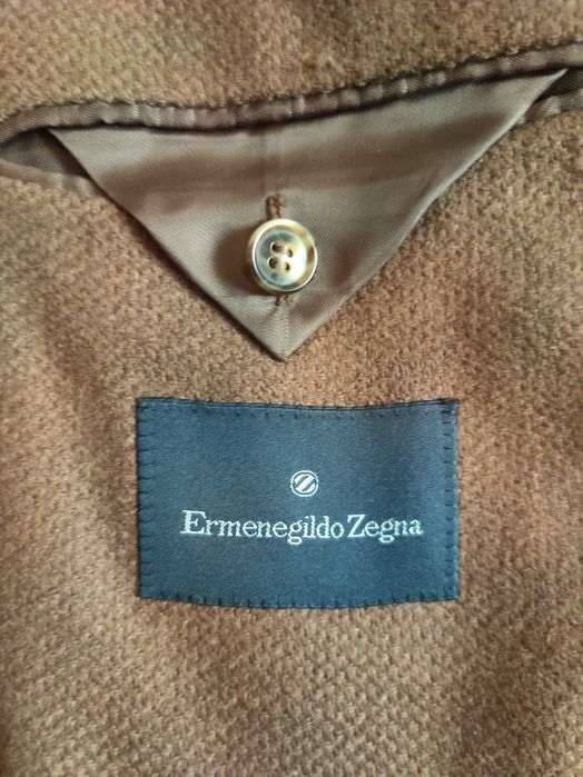 Ermenegildo Zegna мужской кашемировый пиджак