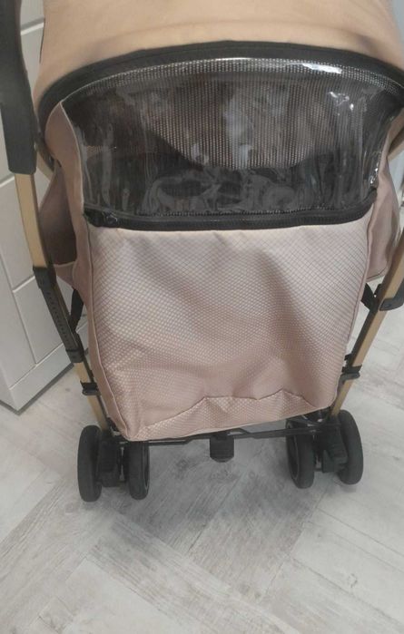 Wózek spacerowy icoo pace beżowo złoty