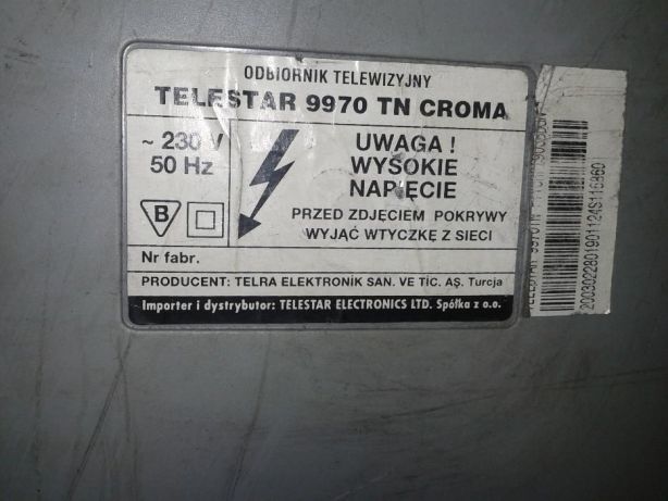 Telewizor Telestar 29 cali 9970 TN Croma kurier gratis