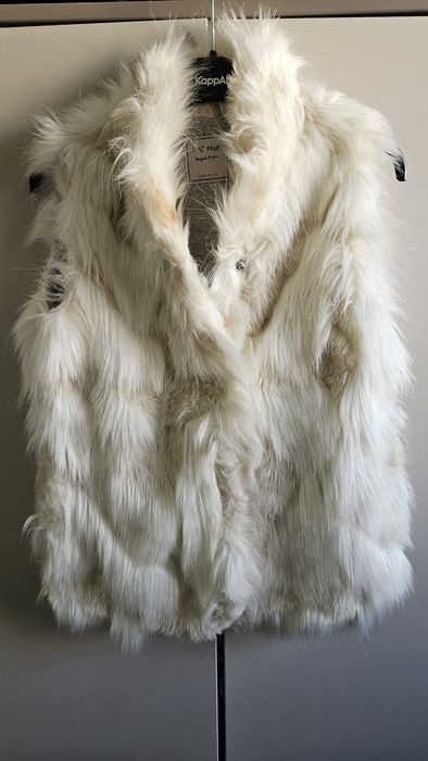 Futerko białe kamizelka, bezrękawnik S  NEXT