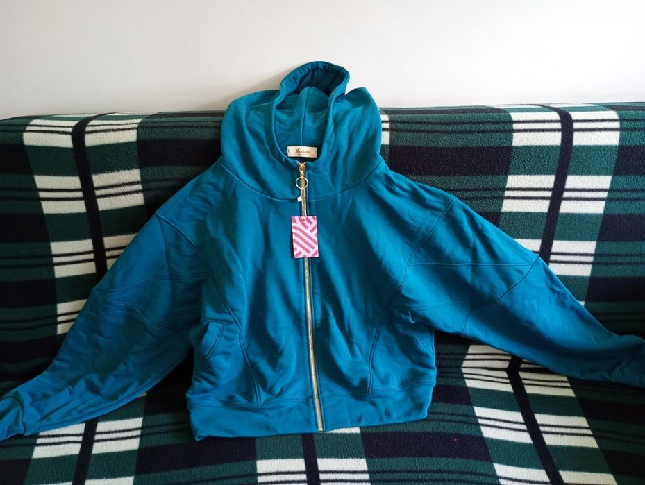 Okazja Piękna Stylowa Bluza Marki Vandam Nowa z Metką Rozmiar M Oversize