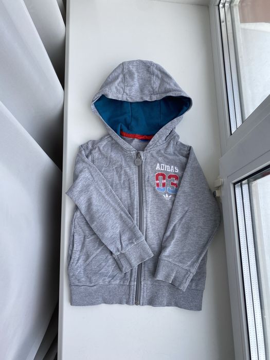 Кофта на замку з капюшоном Adidas оригінал толстовка