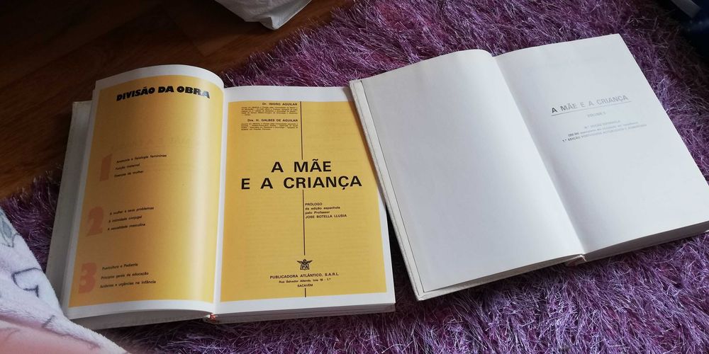 Livros '' A mãe e  a criança ''