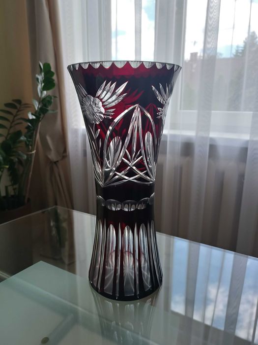 Wazon - kryształ z PRL-u