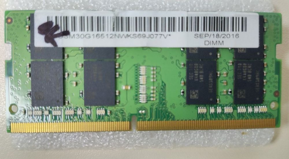 Оперативна пам'ять для ноутбука 16GB DDR4 2400 Samsung / Kingston 2666