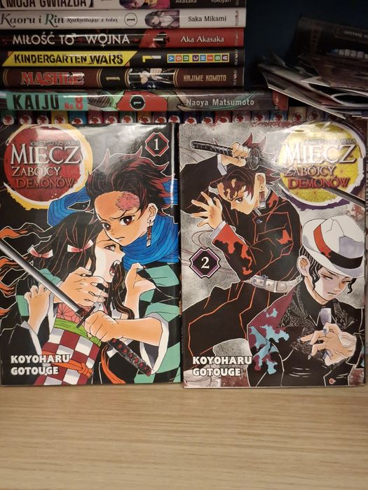 Sprzedam mangi Demon Slayer tomy 1 i 2