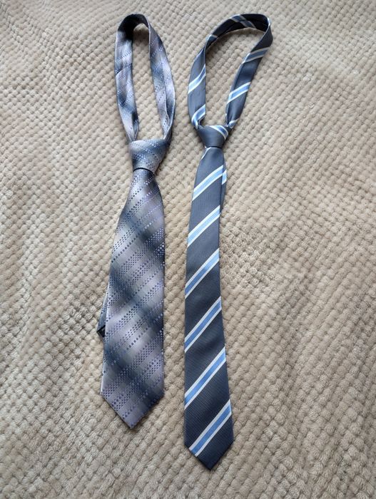 2 X Krawaty do garnituru