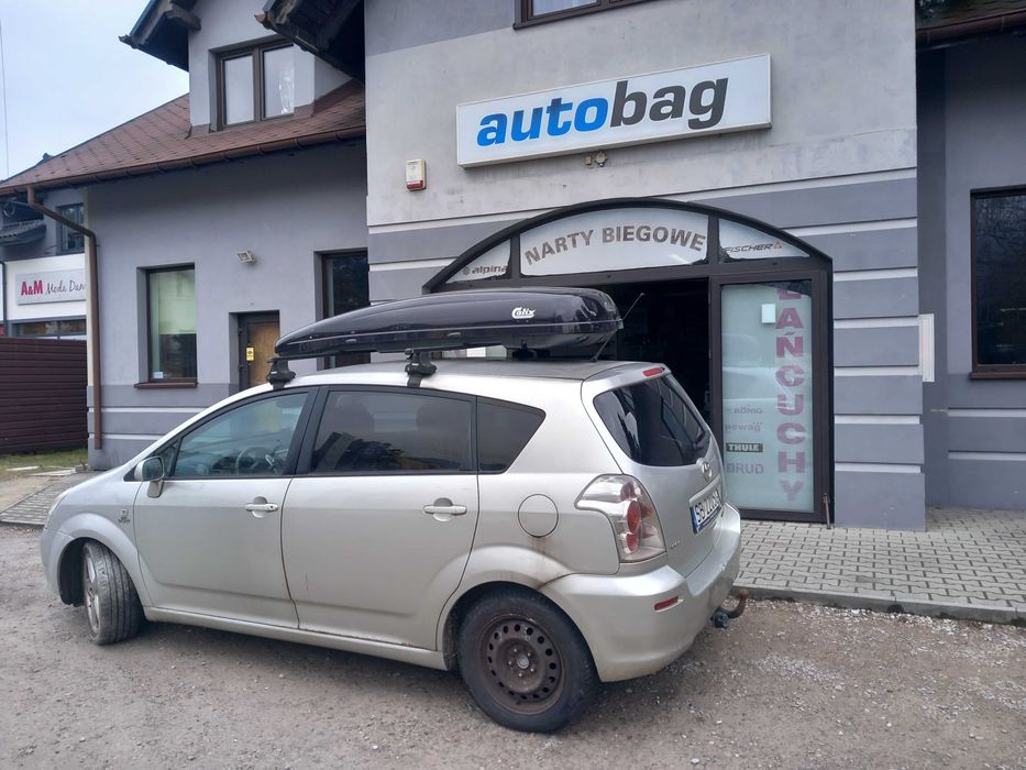 Box dachowy Calix, solidny, szwedzkiej produkcji, dłgi, aerodynamiczny