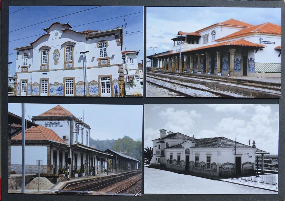 Postais - 8 unidades - estações da CP - olx X10500