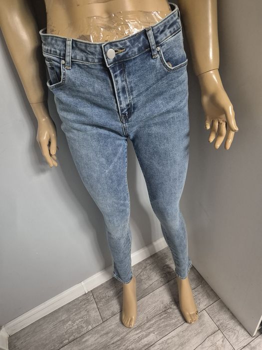 Przepiękne jeansy skinny z wysokim stanem H&M 40