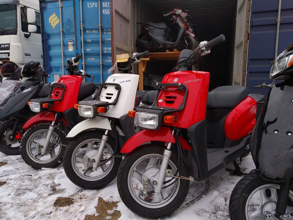 Honda Dio 18 green мопед с контейнера купити скутер недорого
