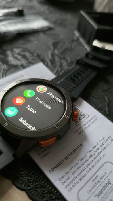 Zegarek  Męski Smartwatch V21  Latarka