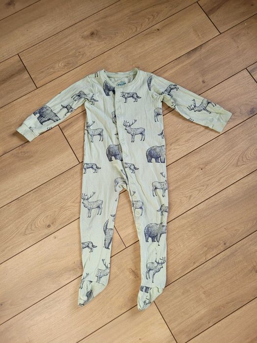 Zestaw (nowy) 5 pajacy 92 18-24 Carter's 5pak bawełna piżama śpiochy