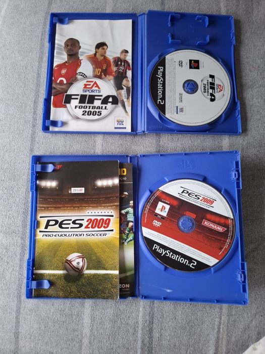 FIFA 2005 e PES 2009 pro evolution soccer Ps2