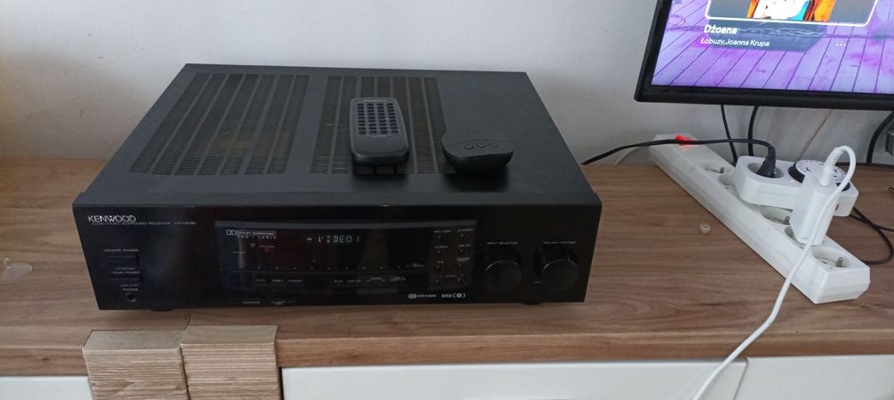 Wzmacniacz Kenwood z pilotem adapter bluetooth