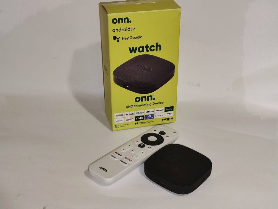 Компактна Тв приставка, tv box Onn  Android TV 14 - майже ідеальний стан