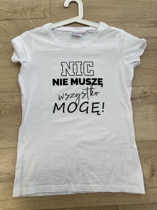 Koszulka T-shirt nic nie musze wszystko moge