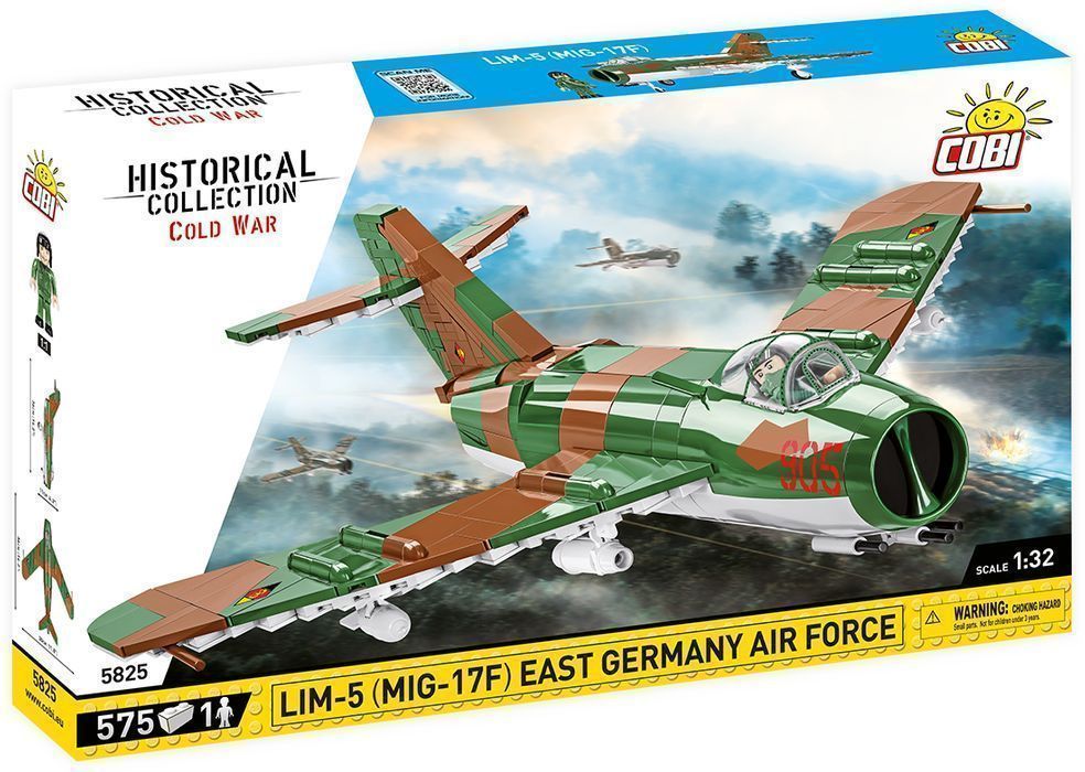 Klocki Cobi 5825 Samolot Lim-5 (Mig-17F) East Germany Air Force 575 El