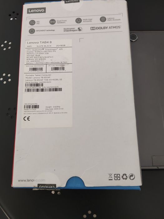 Sprzedam tablet Lenovo  TAB4  8