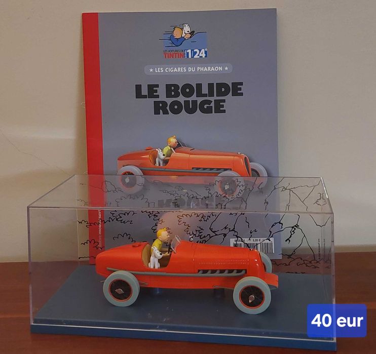 Carro do Tintin. Colecção Hachette