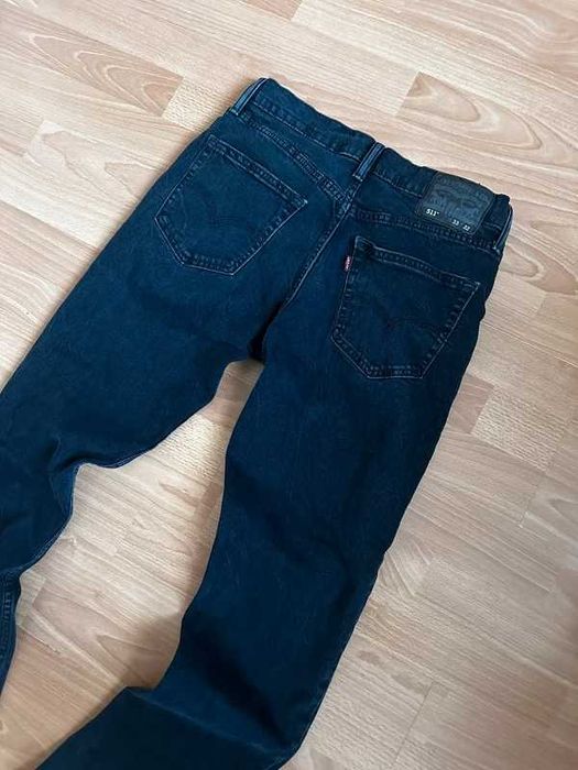 Levi’s 511 czarne jeansy W33 L32 S/M – świetny stan, klasyczny model