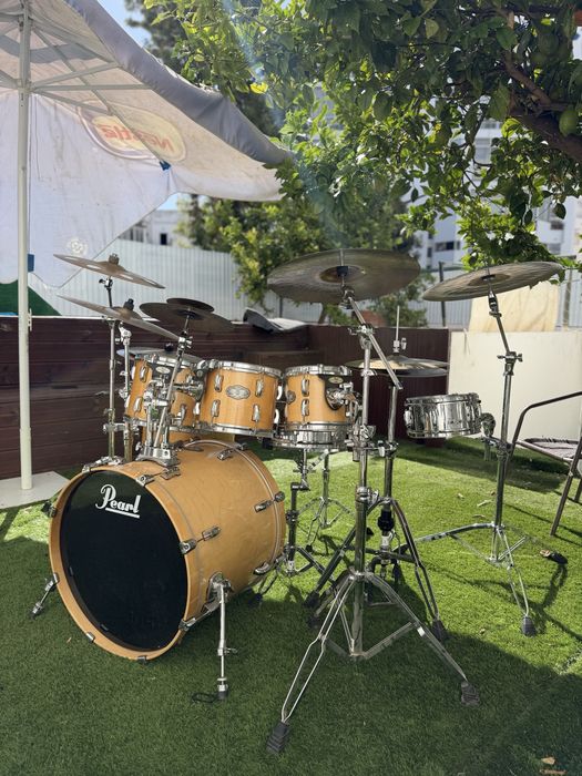Pearl VBX – Bateria Profissional + Sabian HHX Evolution / Legacy