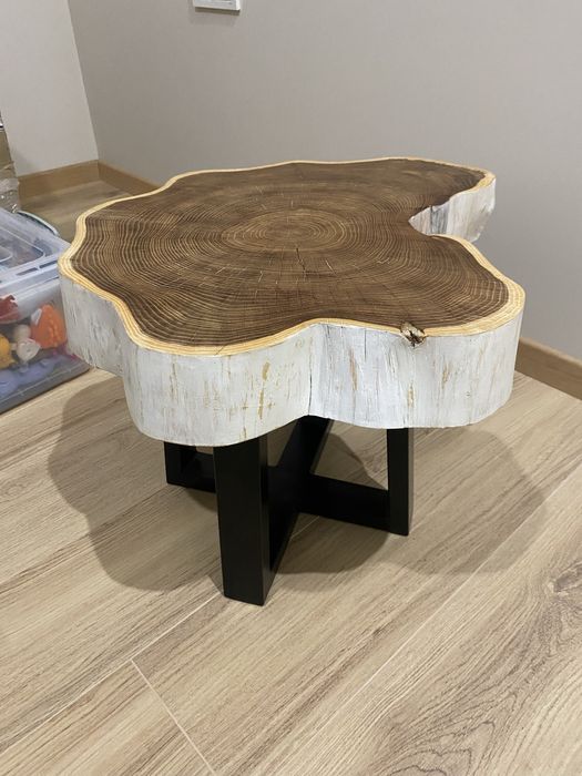 Столик зі слебу акації, кавовий столик, журнальний столик