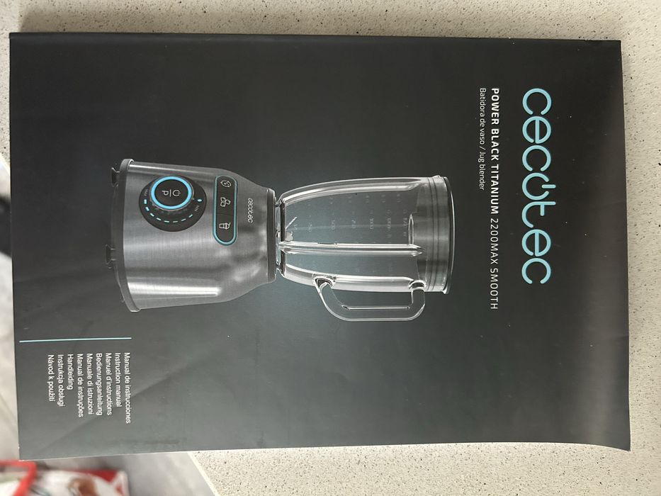 liquidificador de vidro cecotec 1.8l 2200W