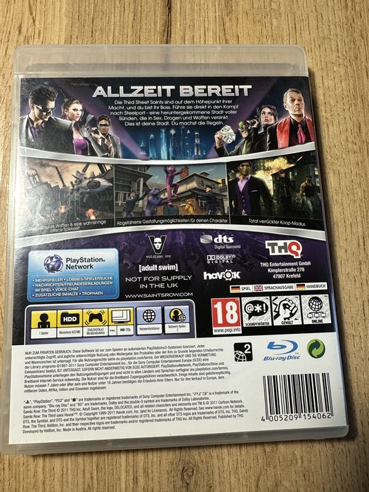 Saints Row The Third Playstation 3