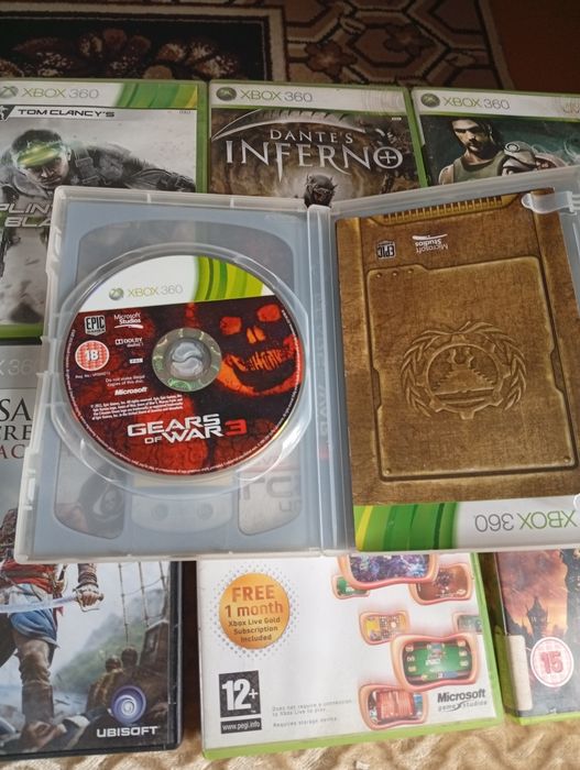 Gry na Xbox 360 siedem sztuk