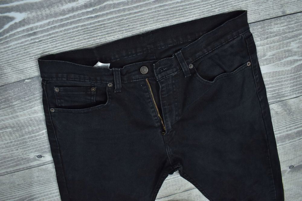 Levis 505 Regular Fit Straight Leg Jeansy Męskie W33 L29