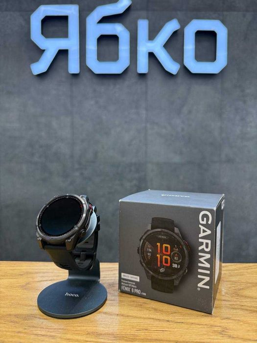Смарт-годинник Garmin Fenix 8 Pro 47mm AMOLED Sapphire Carbon Gray