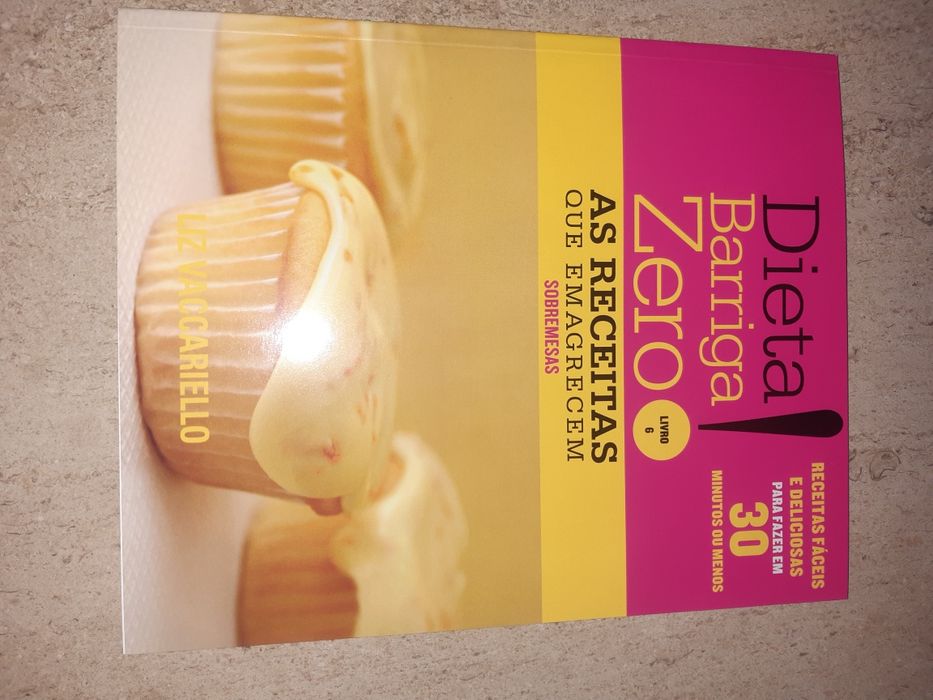 Coleção de 6 livros  Dieta Barriga Zero!