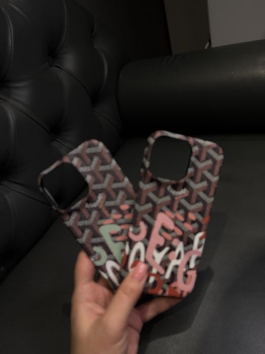 Чехол GOYARD GRAFFITI на iPhone 16 Pro Max