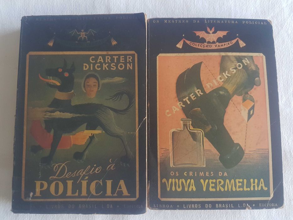 2 Livros Colecção Vampiro - Carter Dickson -1 euro a unidade