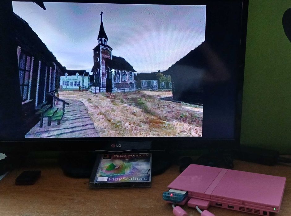 Konsola Playstation2 Slim Pink różowa SCPH-77004 w pełni sprawna