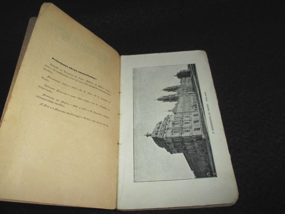 Livro O Monumento de Mafra Guia Ilustrado 1906