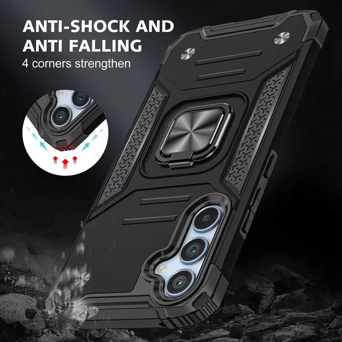 Etui Pancerne do Samsung Galaxy S24 Plus + Szkło Hartowane