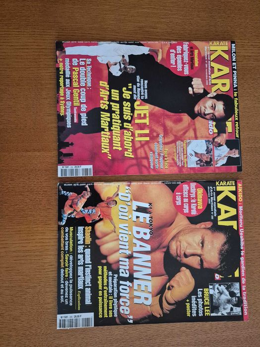Revista francesas antigas de KARATÉ Bushido